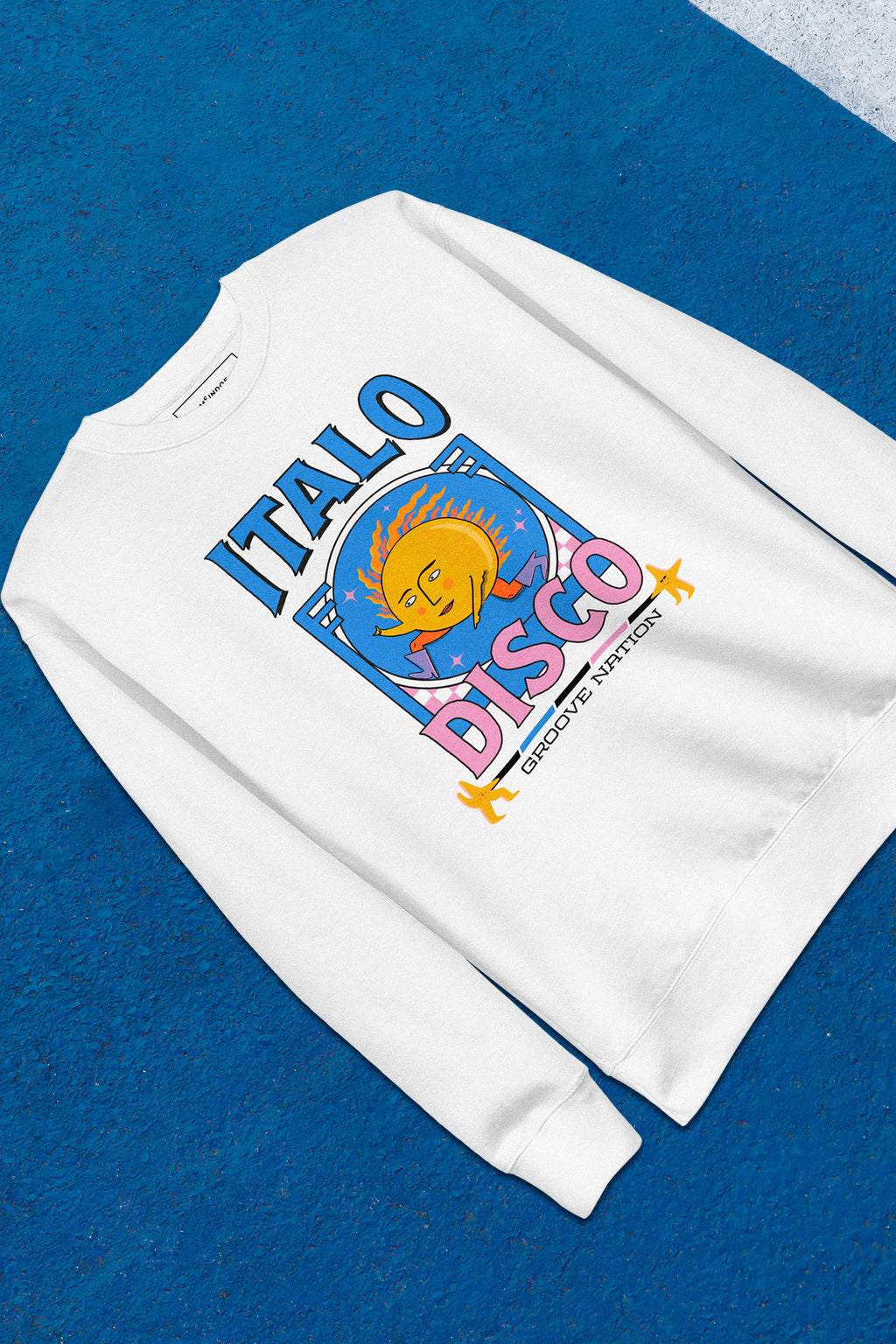 Italo Disco Sweatshirt - White