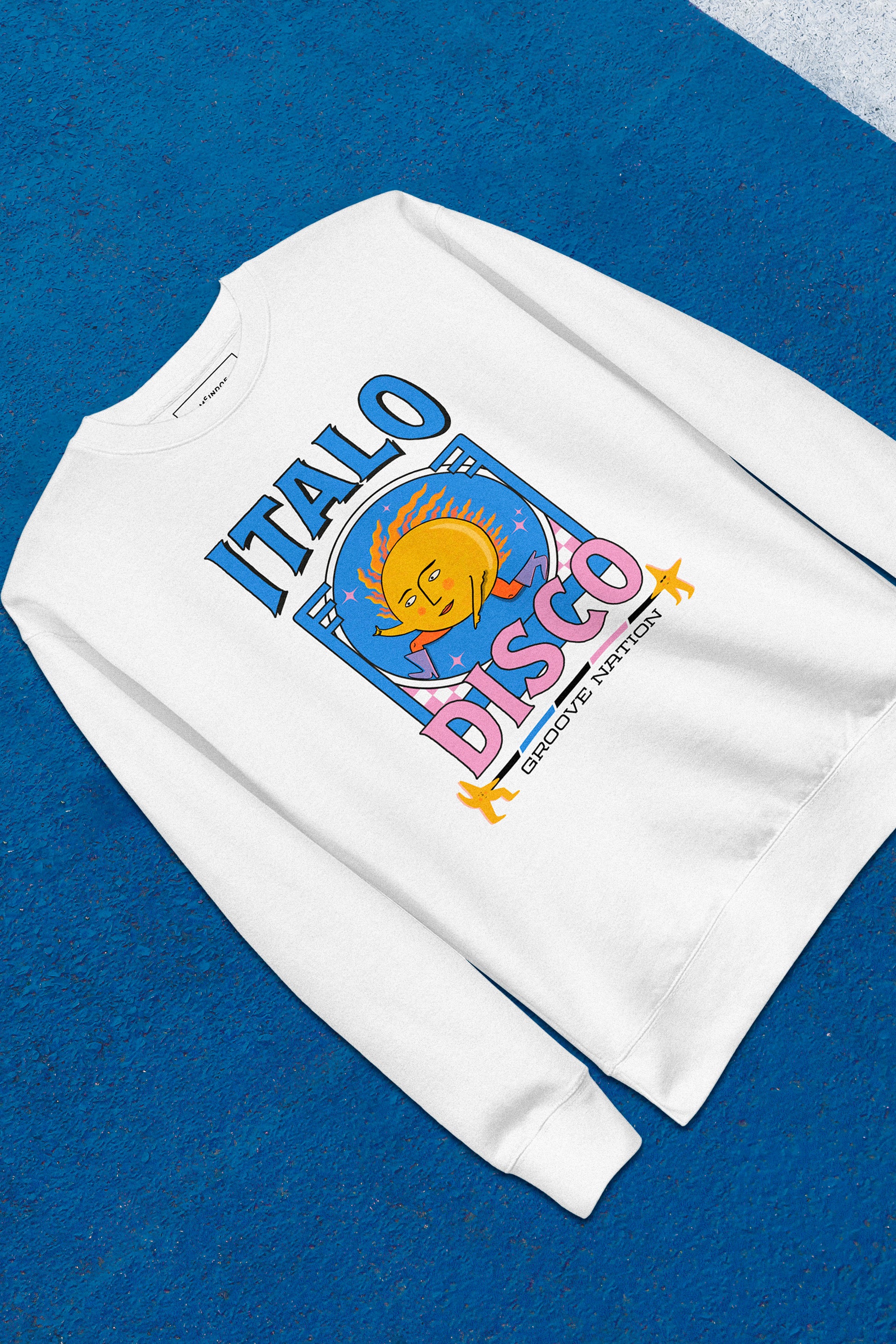 Italo Disco Sweatshirt - White