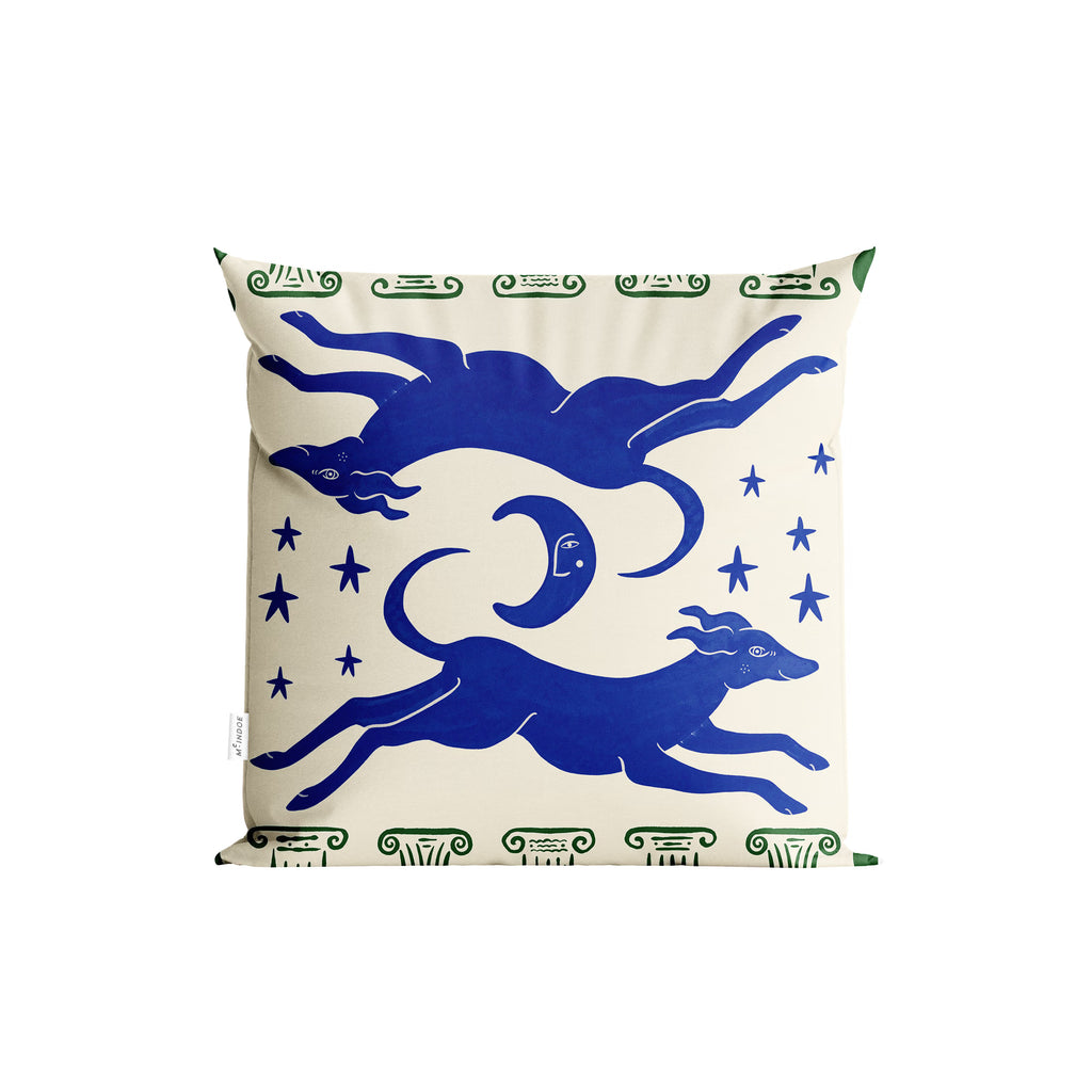 CELESTIAL HOUNDS CUSHION COVER