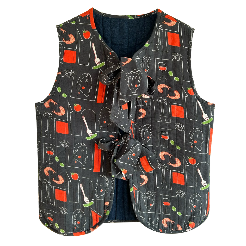 REVERSIBLE DINNER PARTY GILET