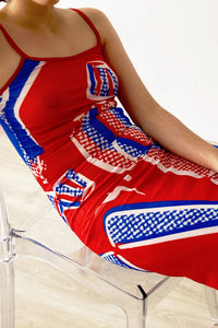 TOOTHPASTE MESH DRESS