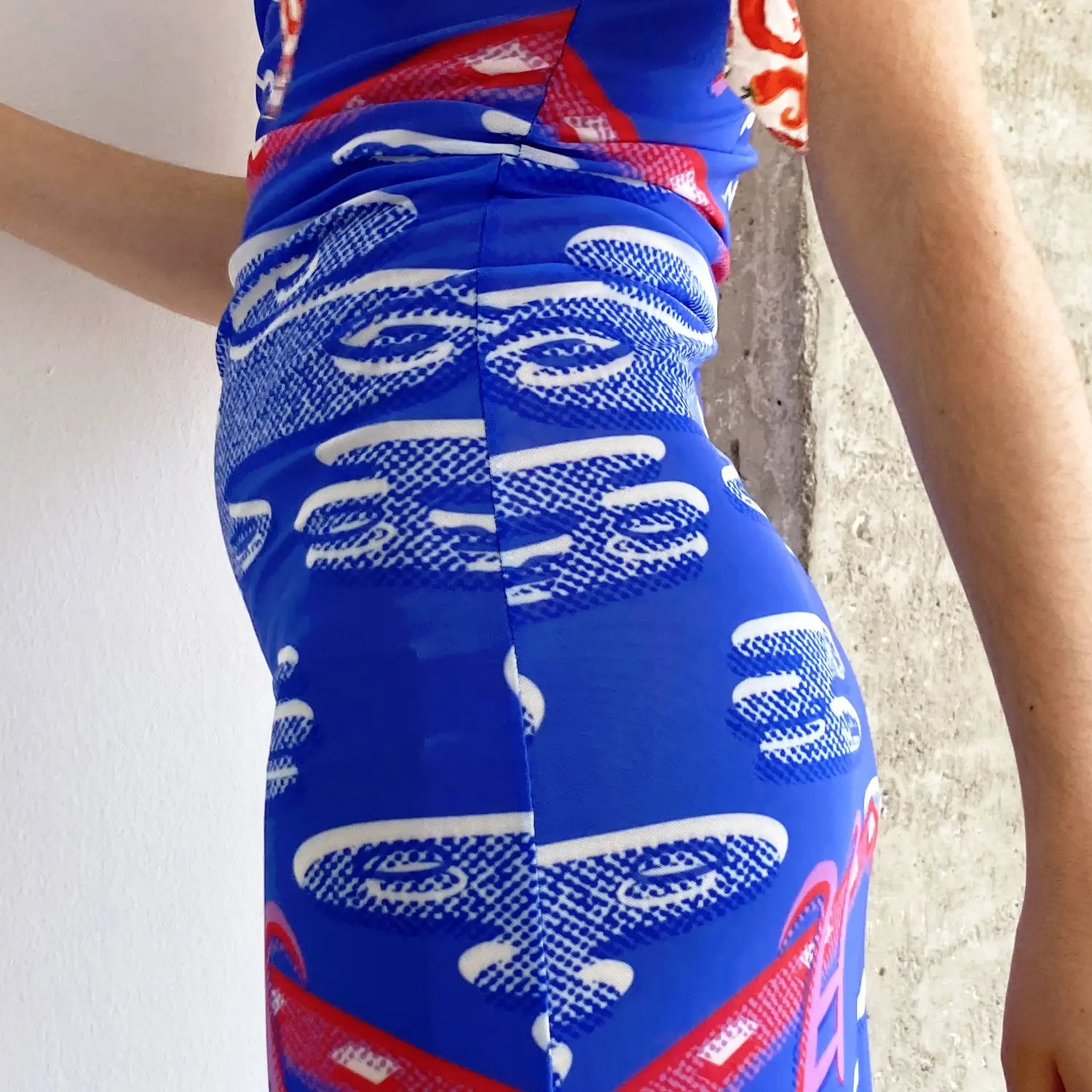 POOLSIDE MESH DRESS