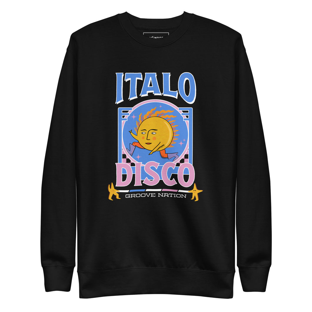 Italo Disco Sweatshirt - Black
