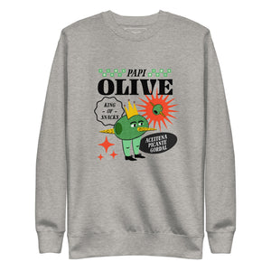 Papi Olive Sweatshirt - Grey