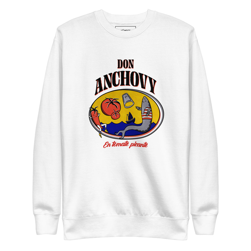 Don Anchovy Sweatshirt - White