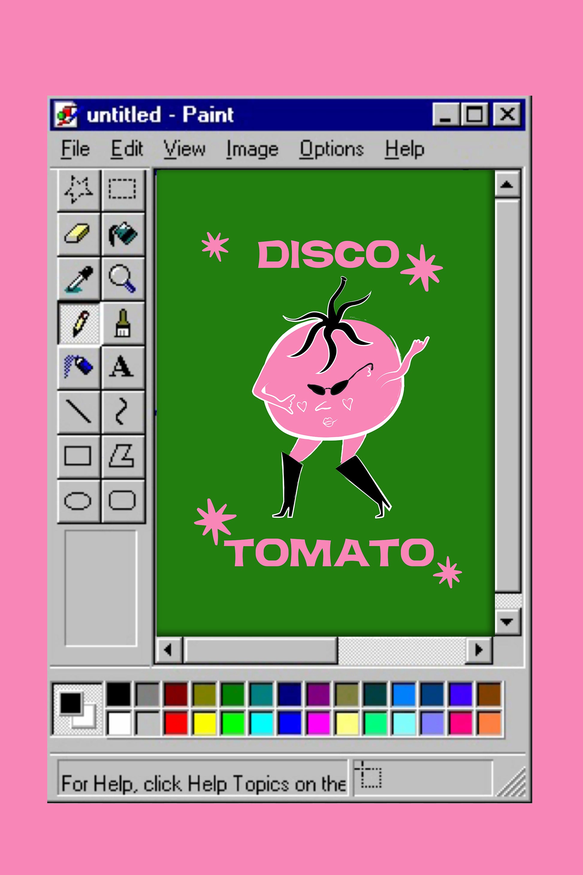 *PRINTABLE* DISCO TOMATO PRINT